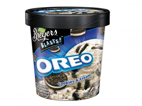 Cookies And Cream Ice Cream Breyers (500x500), Png Download