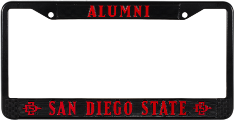San Diego State License Plate Frame (500x500), Png Download