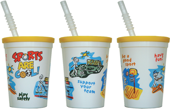 Kids Cups - Restaurant (580x435), Png Download