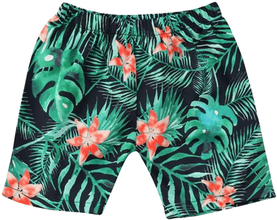 Petite Bello Pants Green / 1-2t Cool Kid Beach Trunks - Swimsuit (600x600), Png Download