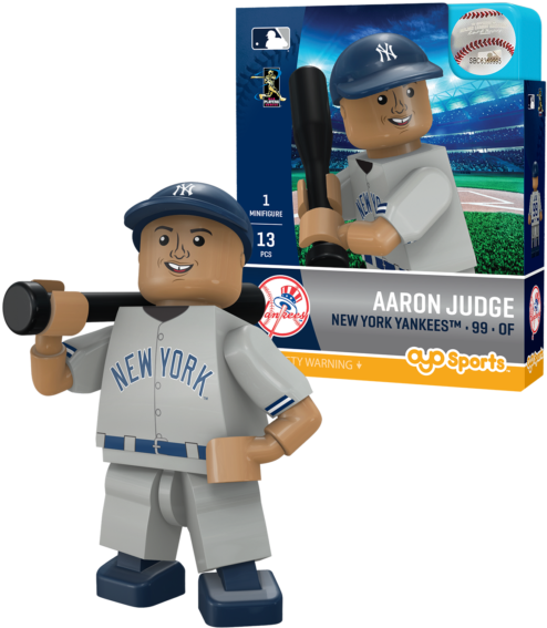 Aaron Judge Away Road Gray New York Yankees Oyo Mlb - Chicago Cubs 2016 World Series Champions Kris Bryant (640x640), Png Download
