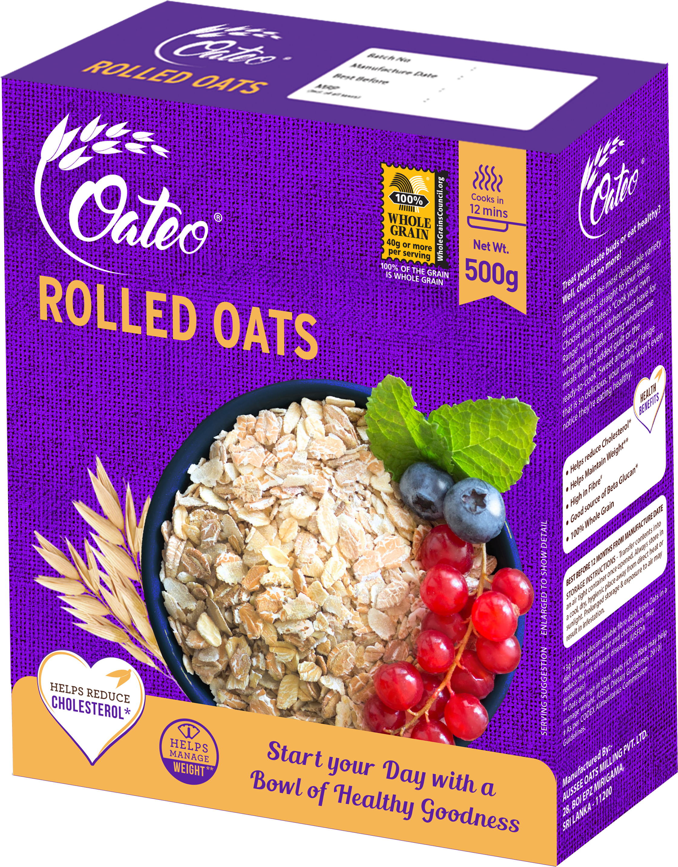 Rolled Oats Sri Lanka (3000x3000), Png Download