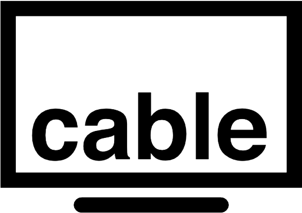 Cable Tv Png Image Background - Cable Tv Icon Png (636x444), Png Download