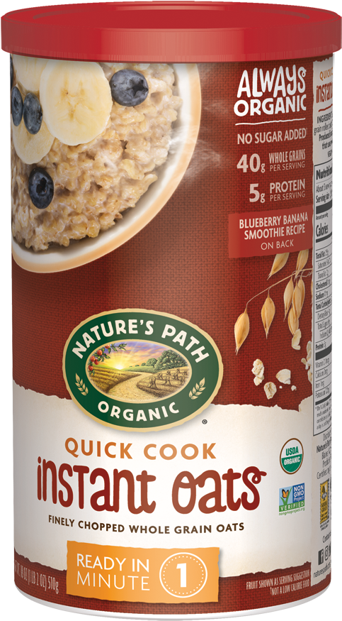 Nature's Path Organic - Hot Oatmeal Summer Berries (720x960), Png Download