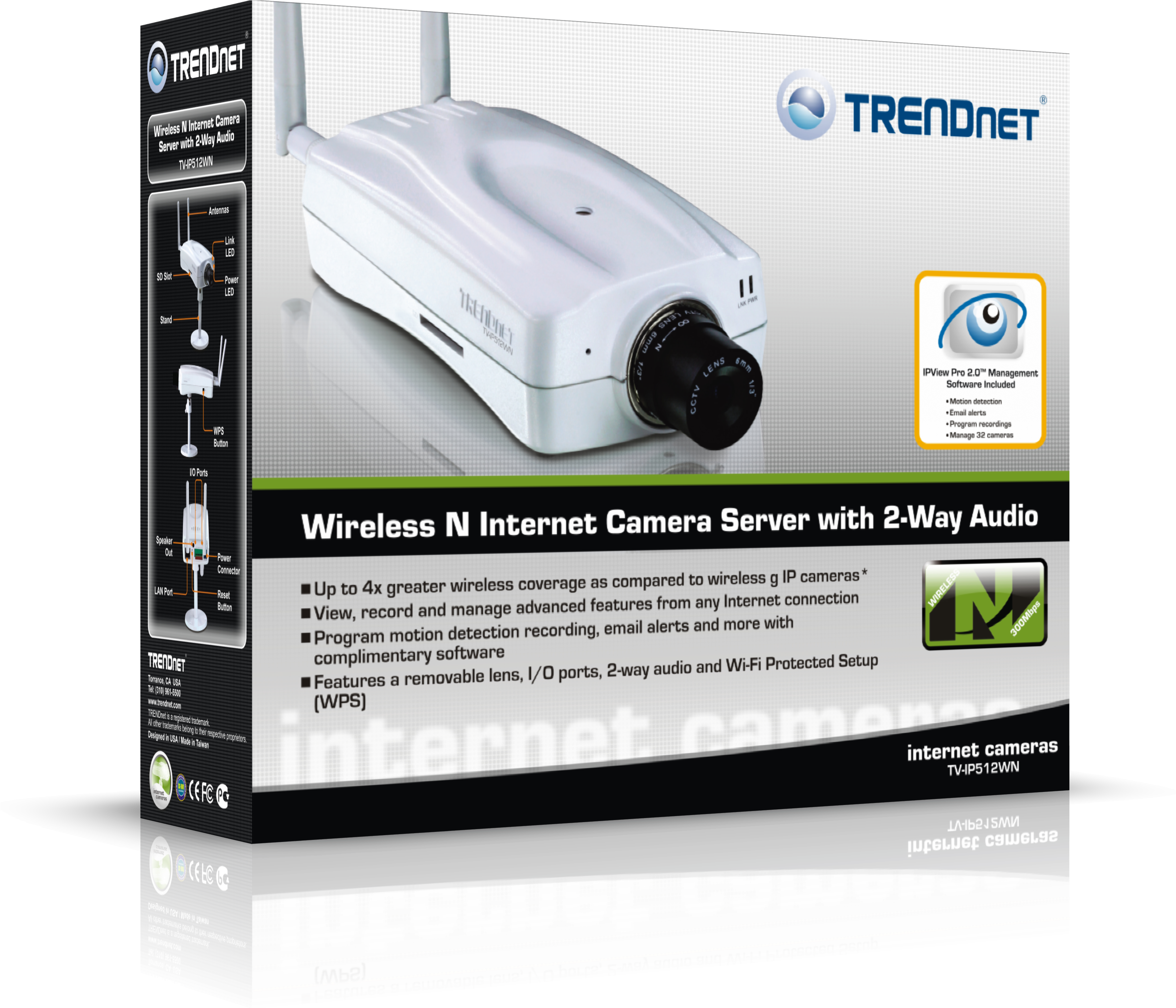 43 Am 1451145 Image Teg 10gectx V1 - Proview Wireless N Network Camera (3520x3020), Png Download