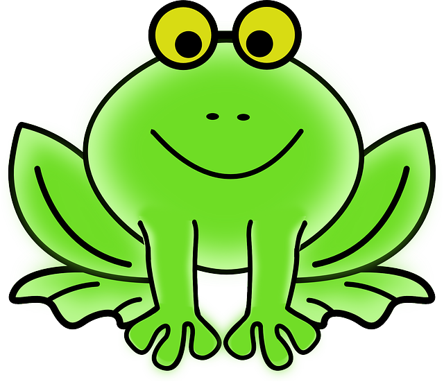 Bonanza Frog Pictures For Kids And Toad Facts Cool - Clipart Frog (640x554), Png Download