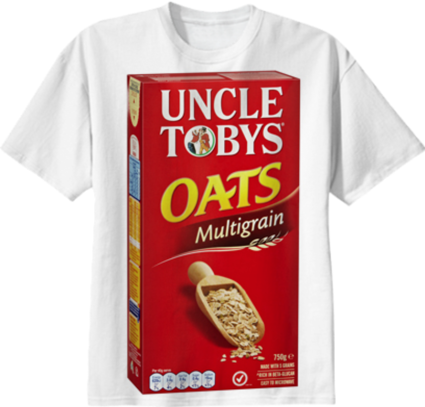 00 Design By James-nyorn - Uncle Tobys Rolled Oats (856x820), Png Download