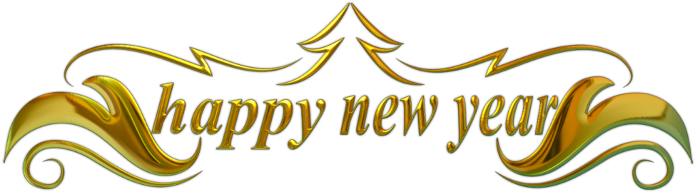 Happy New Year Transparent Png Images - Happy New Year 2018 Png Text (1024x315), Png Download