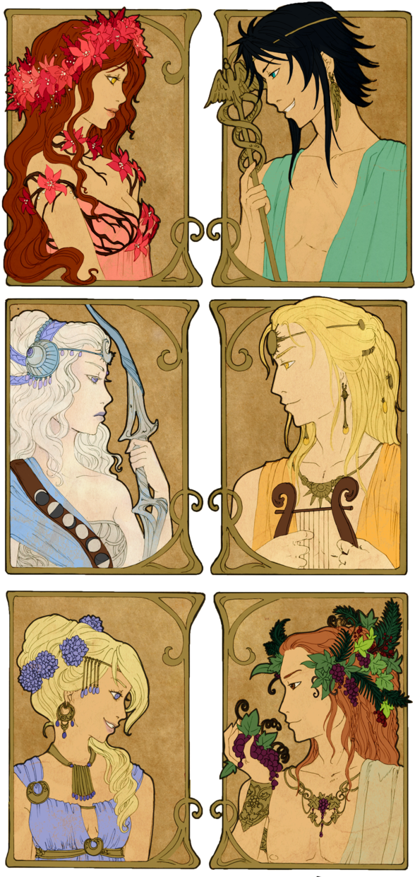 Greek Gods Ii - Greek Mythology (600x1248), Png Download
