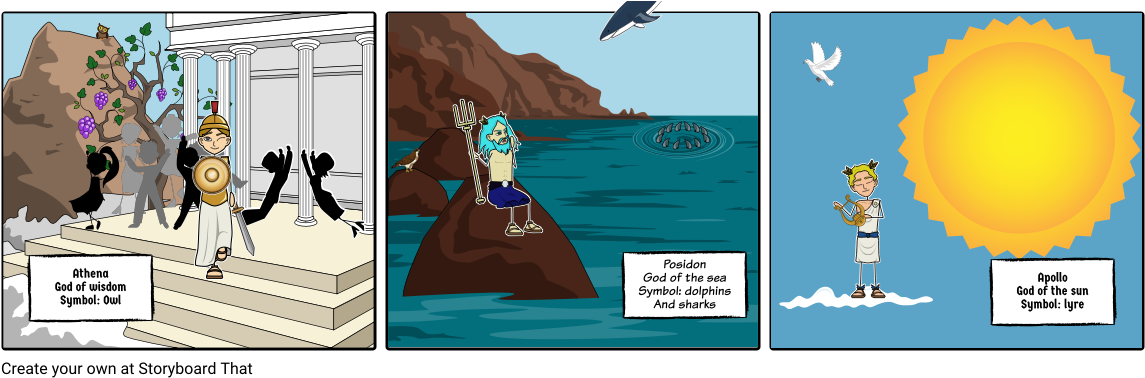 Greek Gods - Greek Mythology (1164x385), Png Download