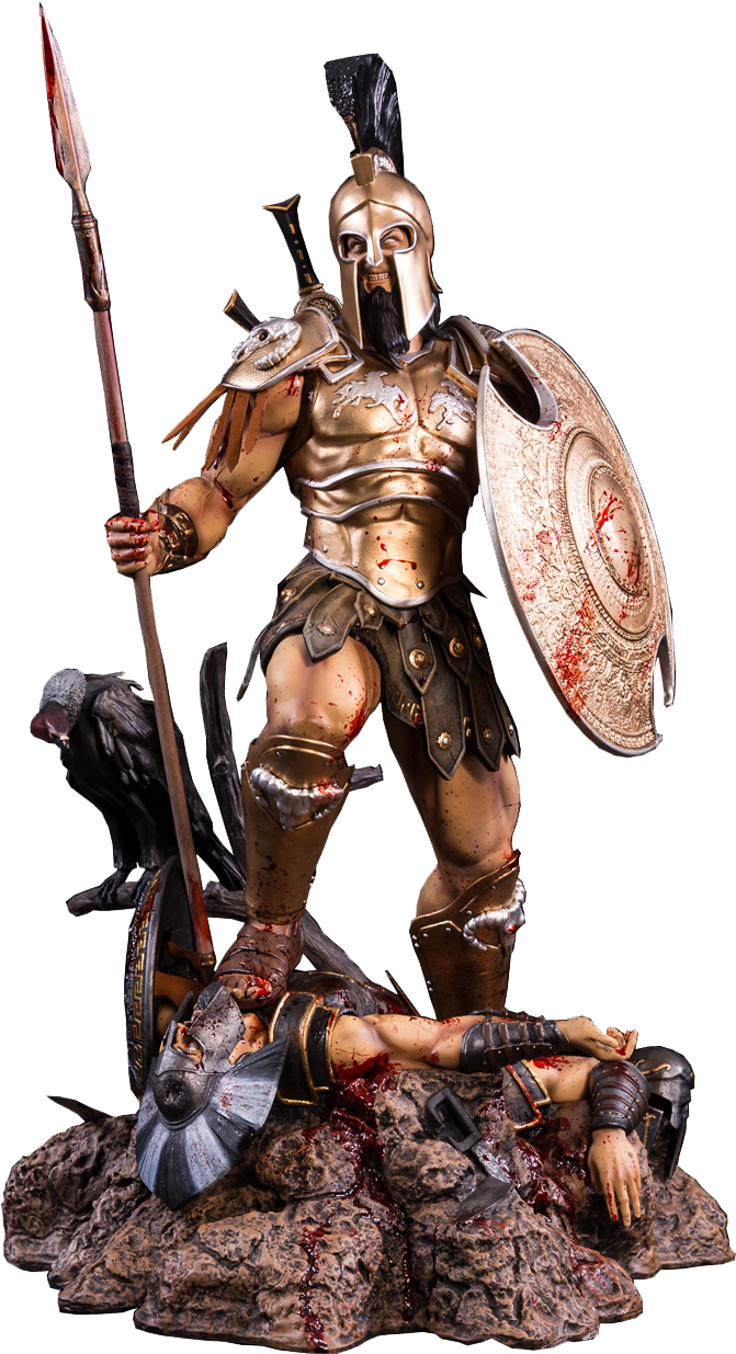 Ares Statue Transparent (912x1368), Png Download