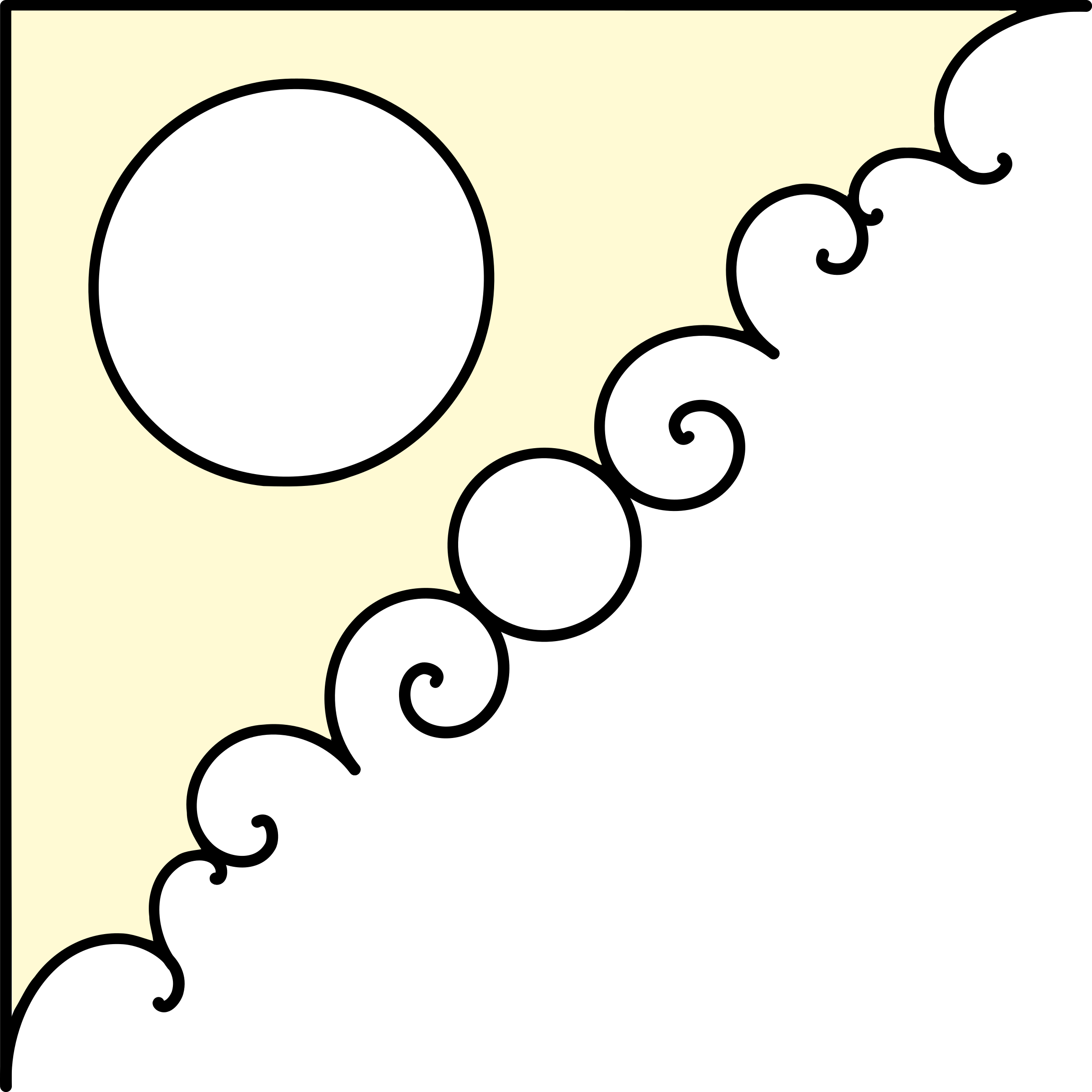 This Free Icons Png Design Of Decorative Corner 3 (2400x2400), Png Download