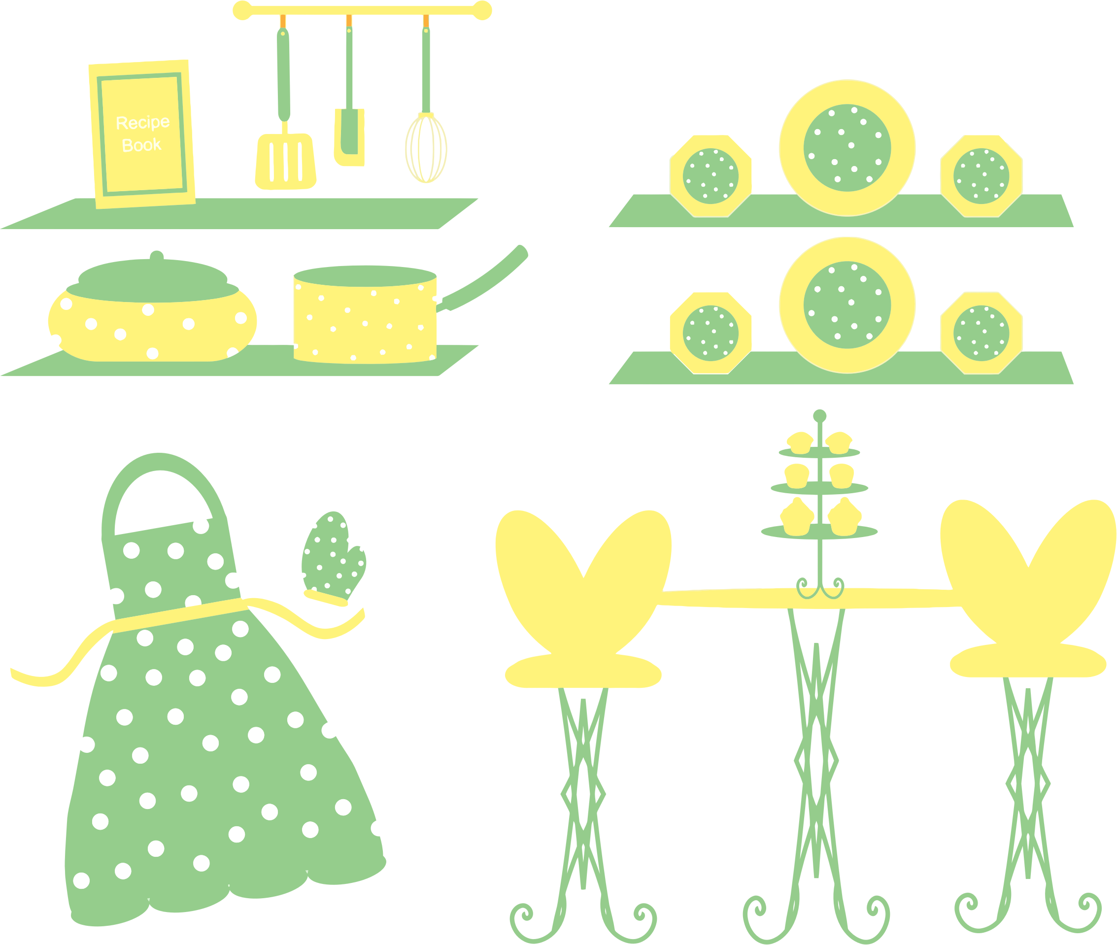 This Free Icons Png Design Of Kitchen Utensils Display (2267x1918), Png Download