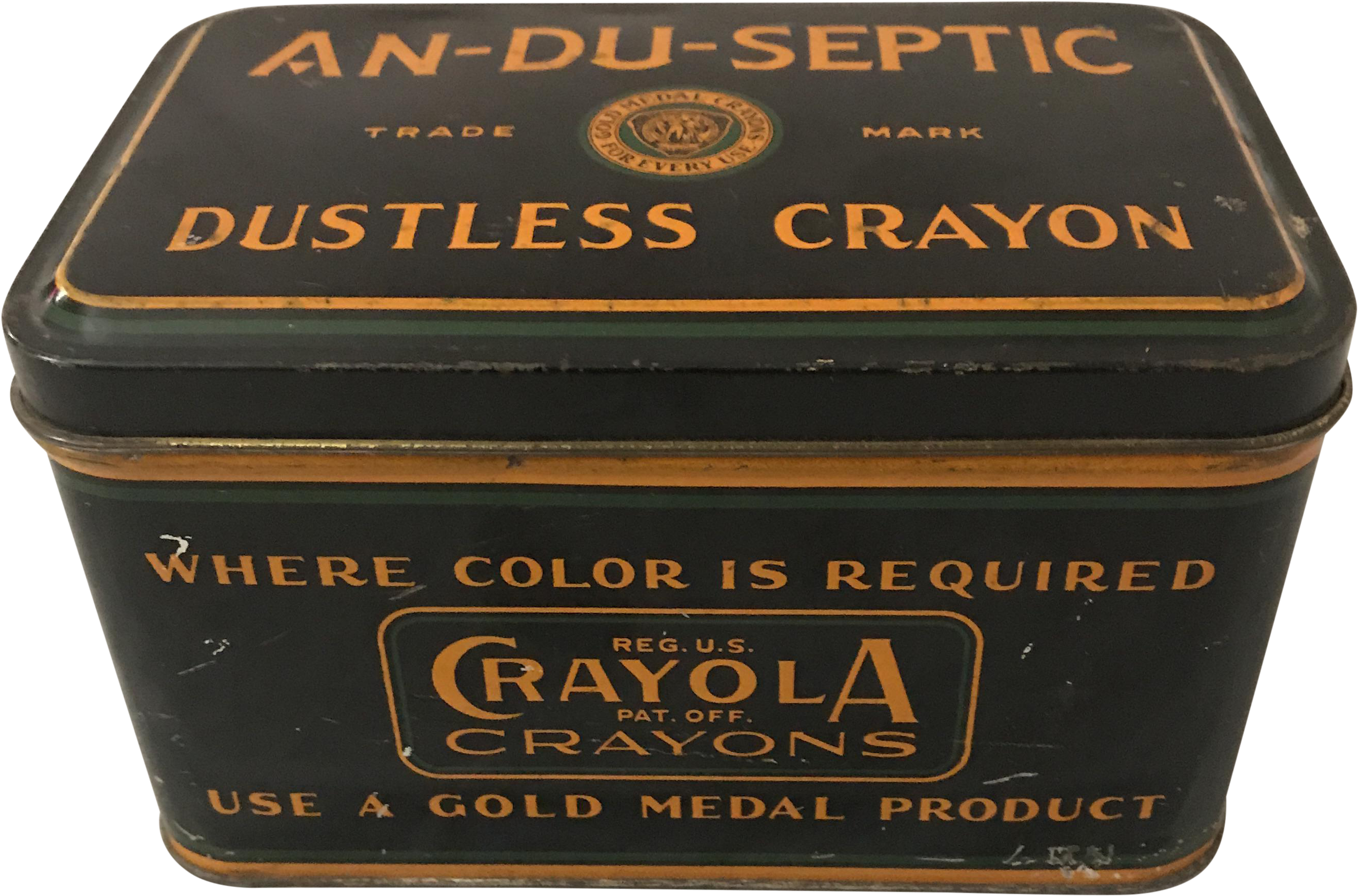 Antique Binney & Smith Crayola Crayon Tin - Crayola Crayons (2941x1940), Png Download