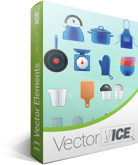 Kitchen Utensils For Cooking Vector Graphics Pack - Vector Graphics (461x563), Png Download