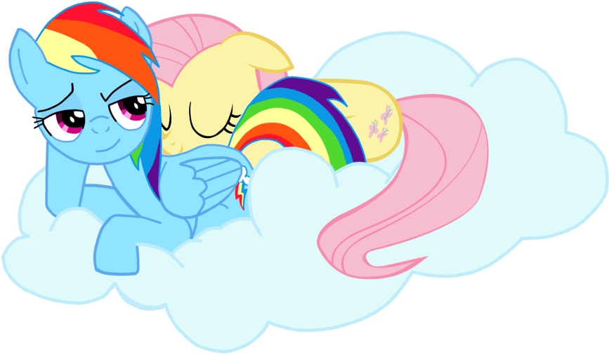 Cloud, Flutterdash, Fluttershy, Lesbian, Rainbow Dash, - Pinkie Pie (1024x577), Png Download