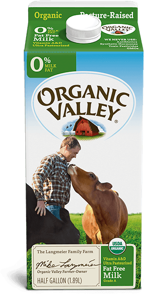 Organic Valley Chocolate Milk (413x620), Png Download
