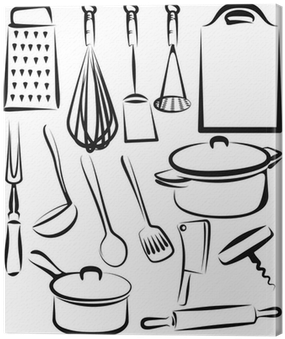 Pots And Pan Drawings (400x400), Png Download