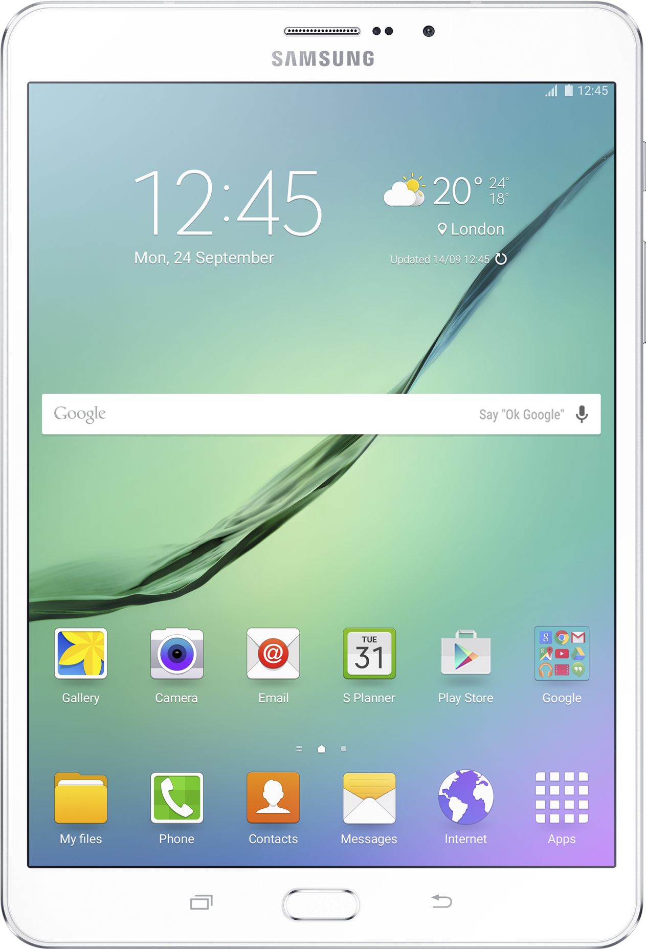 Samsung Galaxy Tab S2 - Wi-fi - 32 Gb - White - 8" (3000x2000), Png Download