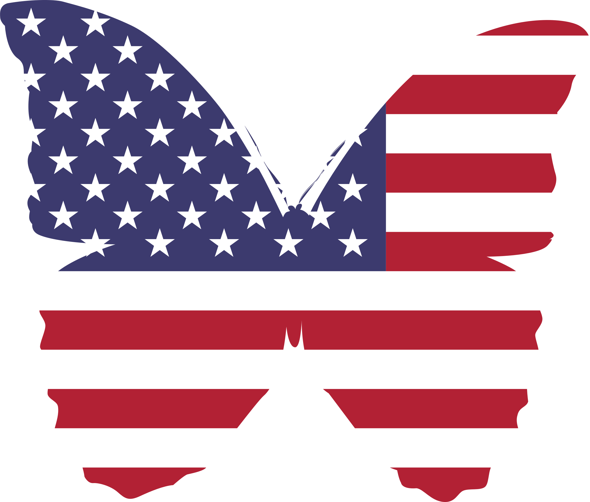 This Free Icons Png Design Of American Butterfly (2334x1986), Png Download