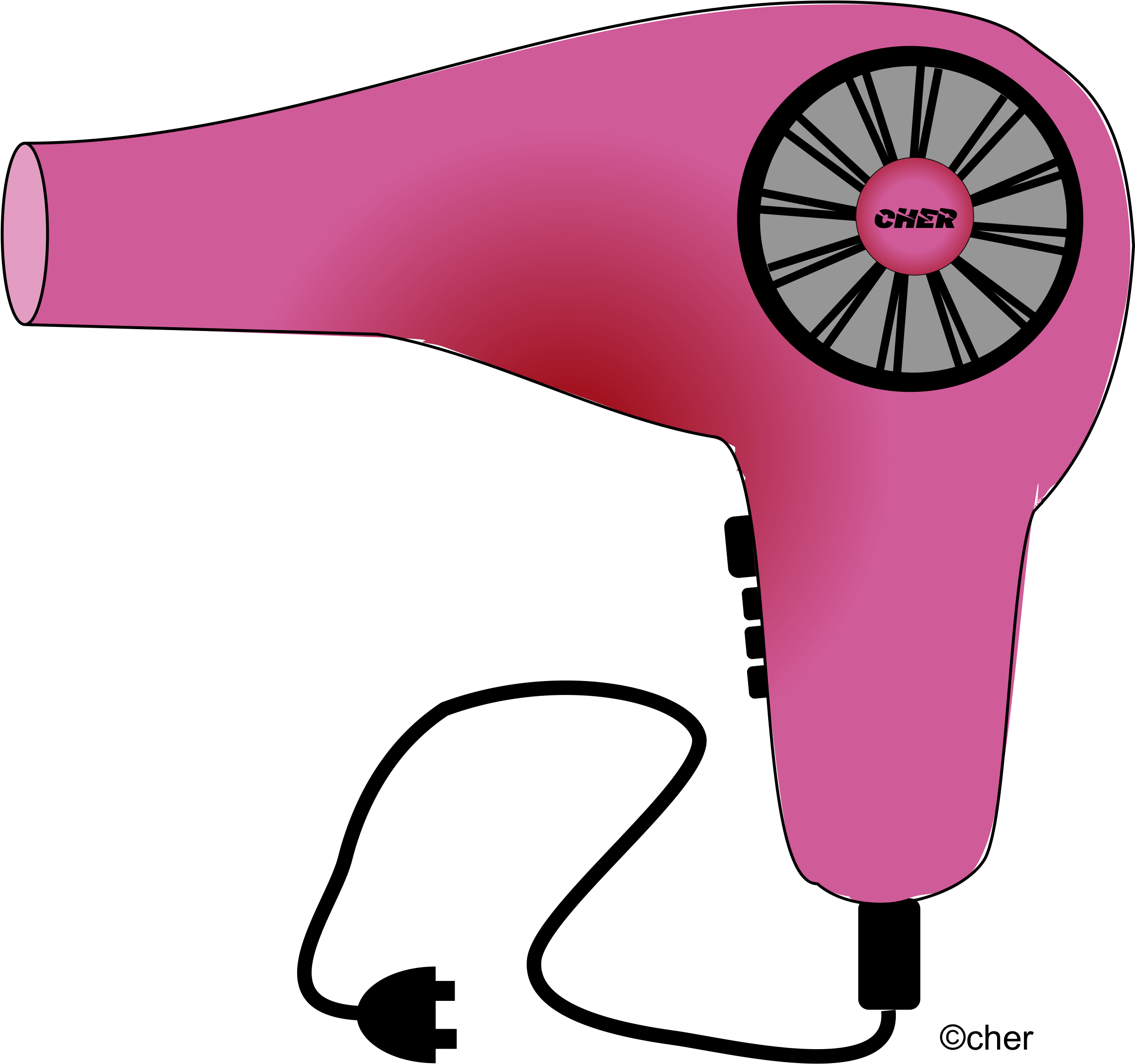 Download Hair Dryer Clipart Hair Dryer - Clip Art PNG Image with No