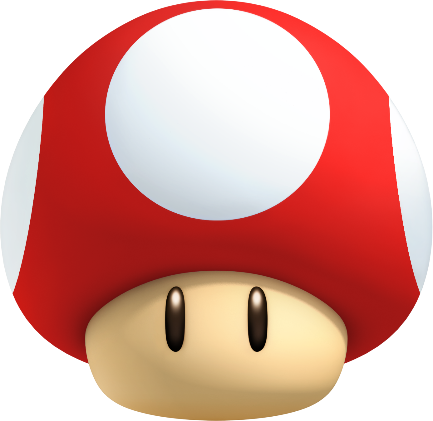 Mushroom Clipart Super Mario - New Super Mario Bros U Mushroom (1387x1350), Png Download
