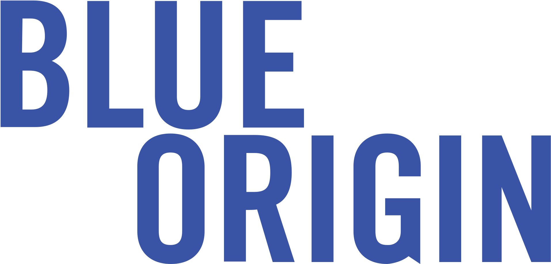 Company Logo, - Blue Origin Logo (2000x1000), Png Download