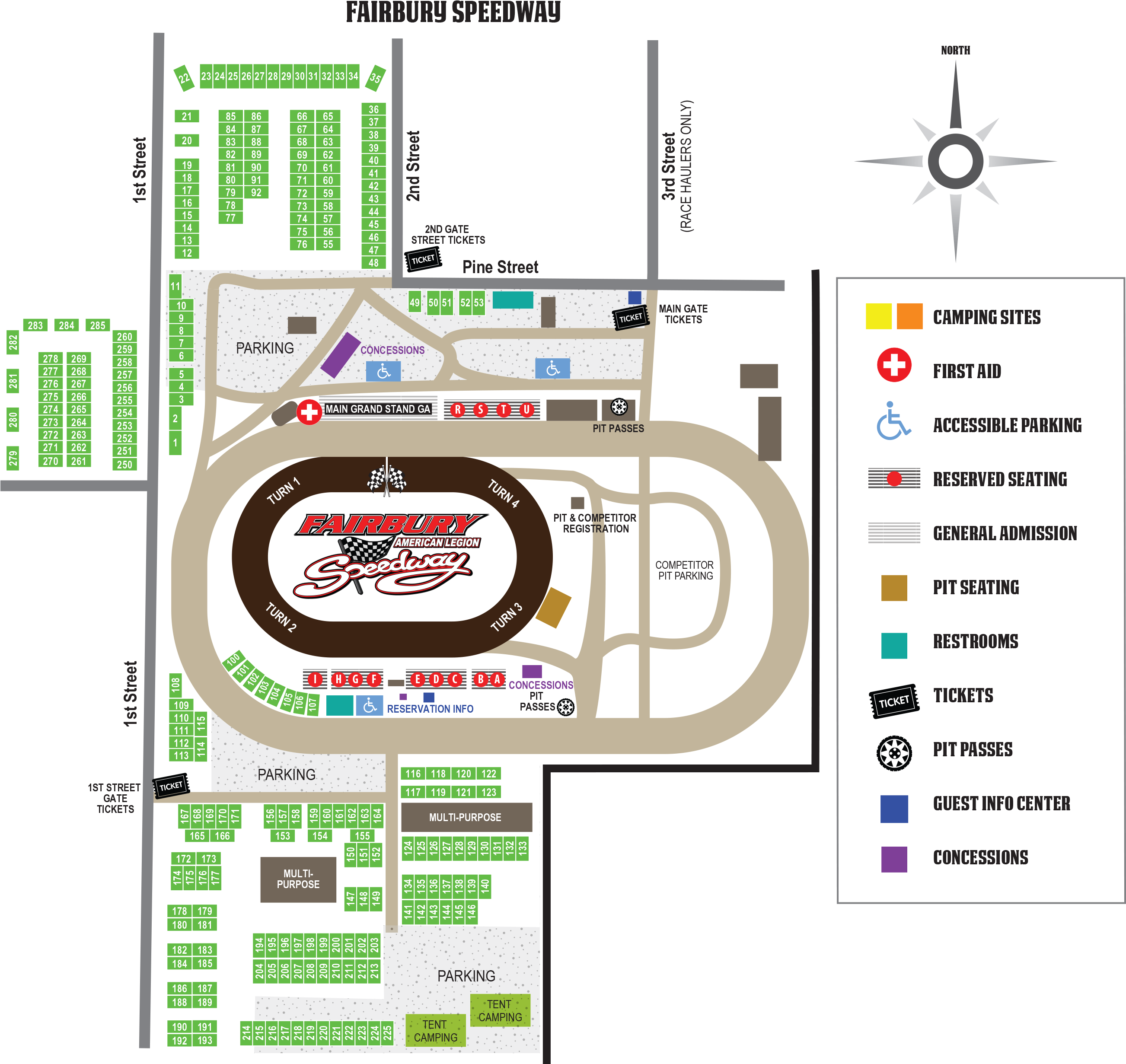 Download Camping Chart Fairbury American Legion Speedway PNG Image