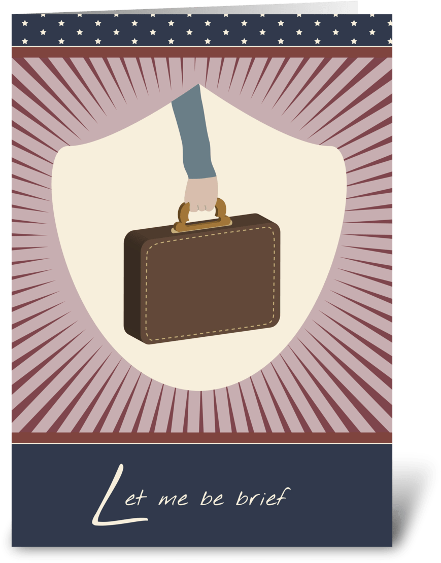Happy Labor Day Greeting Card - Briefcase - Happy Labor Day Card (700x792), Png Download