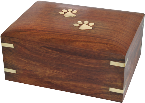 Wholesale Forever Paw Prints Wooden Box Pet Urn - Pet (500x500), Png Download