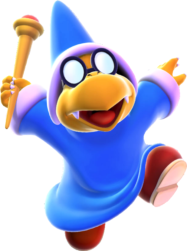 Kamek Suprised - Kamek Koopa (677x884), Png Download