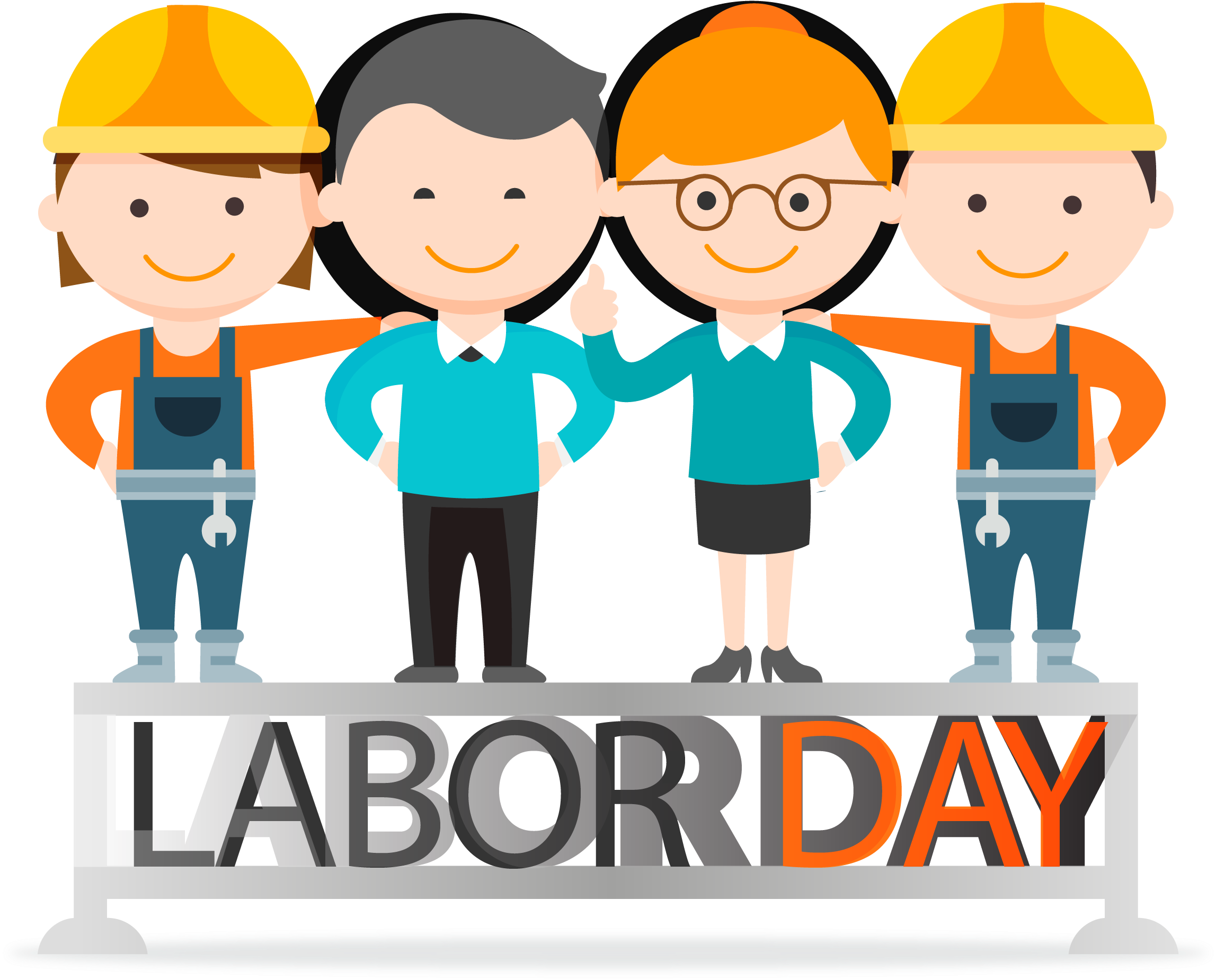 Labor-day - Dia Del Trabajo Png (2560x1976), Png Download
