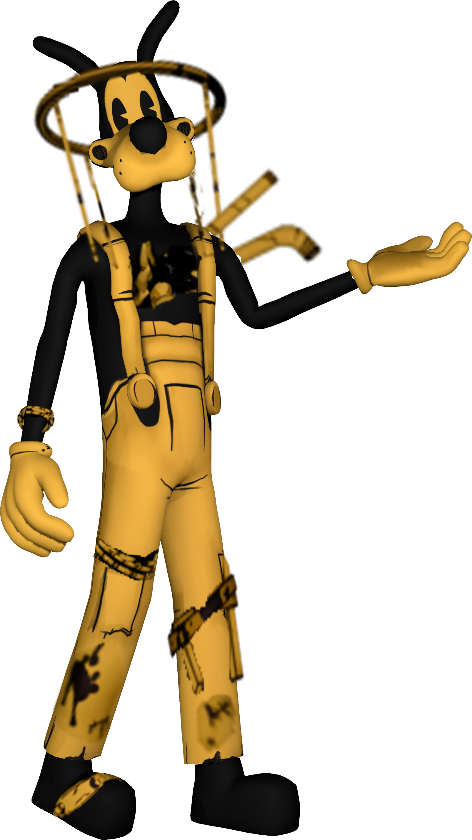 File History - Bendy And The Ink Machine Boris (1605x2859), Png Download