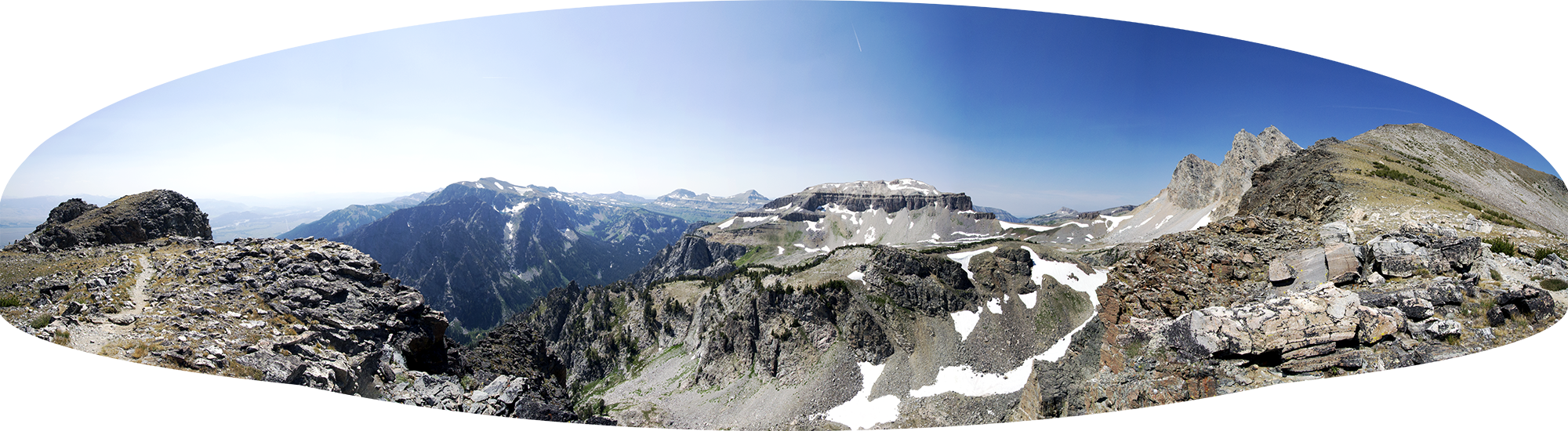 The View From The Top Is An Incredible Panoramic View - Summit (2000x550), Png Download