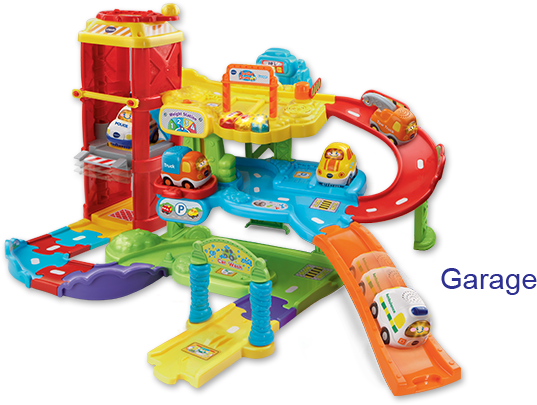 Plus, Playsets Are Equipped With Smartpoint Technology - Go Go Smart Wheels Parking Garage (537x405), Png Download