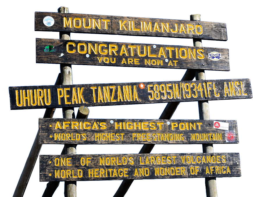 Summit Mount Kilimanjaro - Mount Kilimanjaro (883x678), Png Download