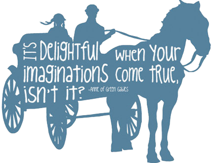 The Anne Of Green Gables Print Is Available Through - Wandsticker Vintage Carriage Kult Kanvas Farbe: Braun, (429x330), Png Download