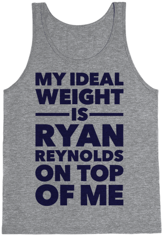 Ideal Weight Tank Top - Flexed And The Sleeves Fell Off Tank (484x484), Png Download