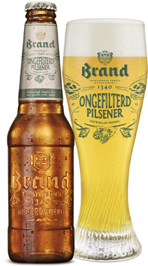 Brand Ongefilterd Fles En Glas - Brand Alcoholvrij Weizen 00 (260x463), Png Download