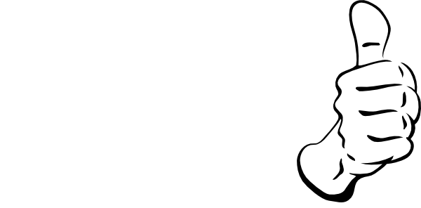Thumbs Up Thumb Up Clip Art At Vector Clip Art - Thumbs Up Clip Art (600x296), Png Download