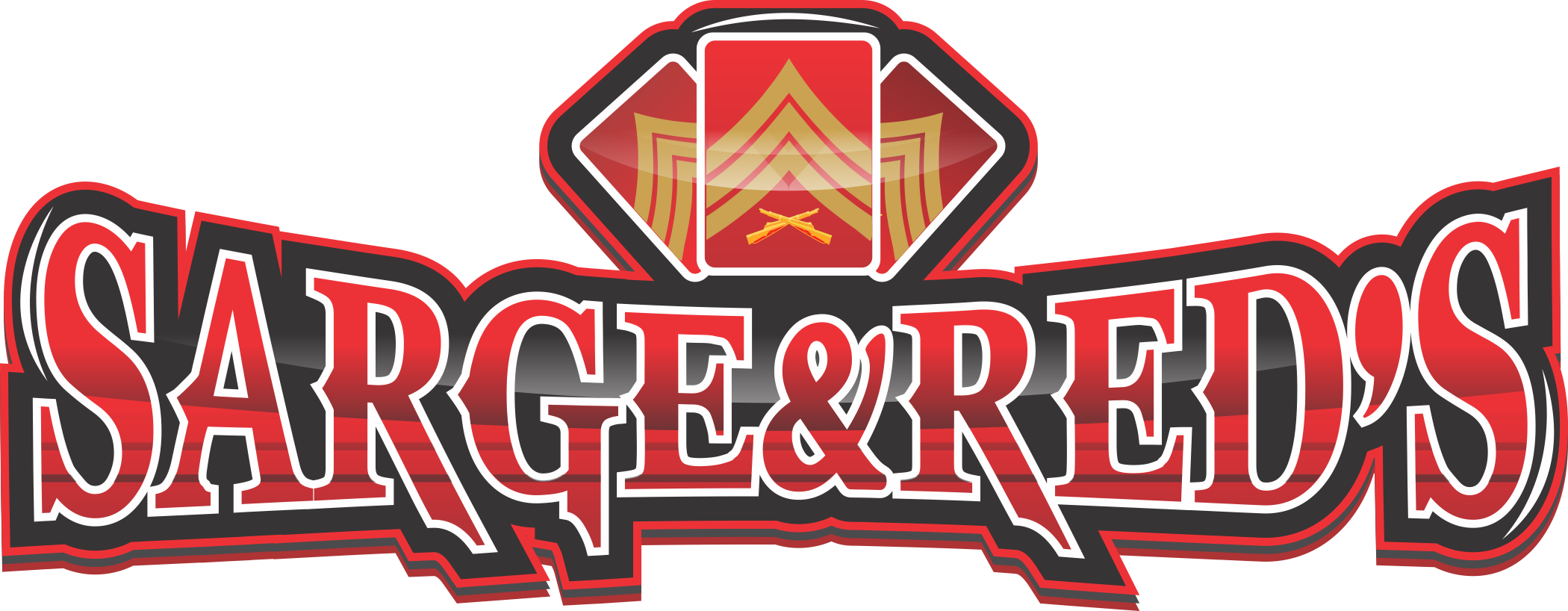 Sarge & Red's Hobbies And Games - Emblem (2100x818), Png Download