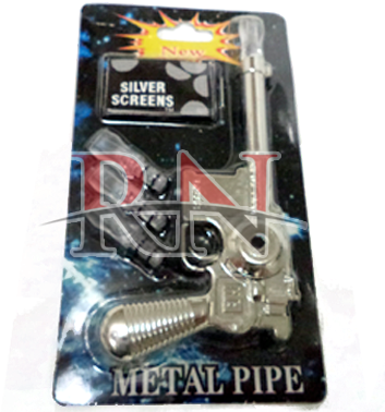 Metal Smoking Pipe, Gun - Revolver (380x380), Png Download