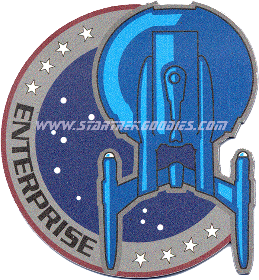 This Unique Star Trek - Enterprise Patch Throw Blanket (900x980), Png Download