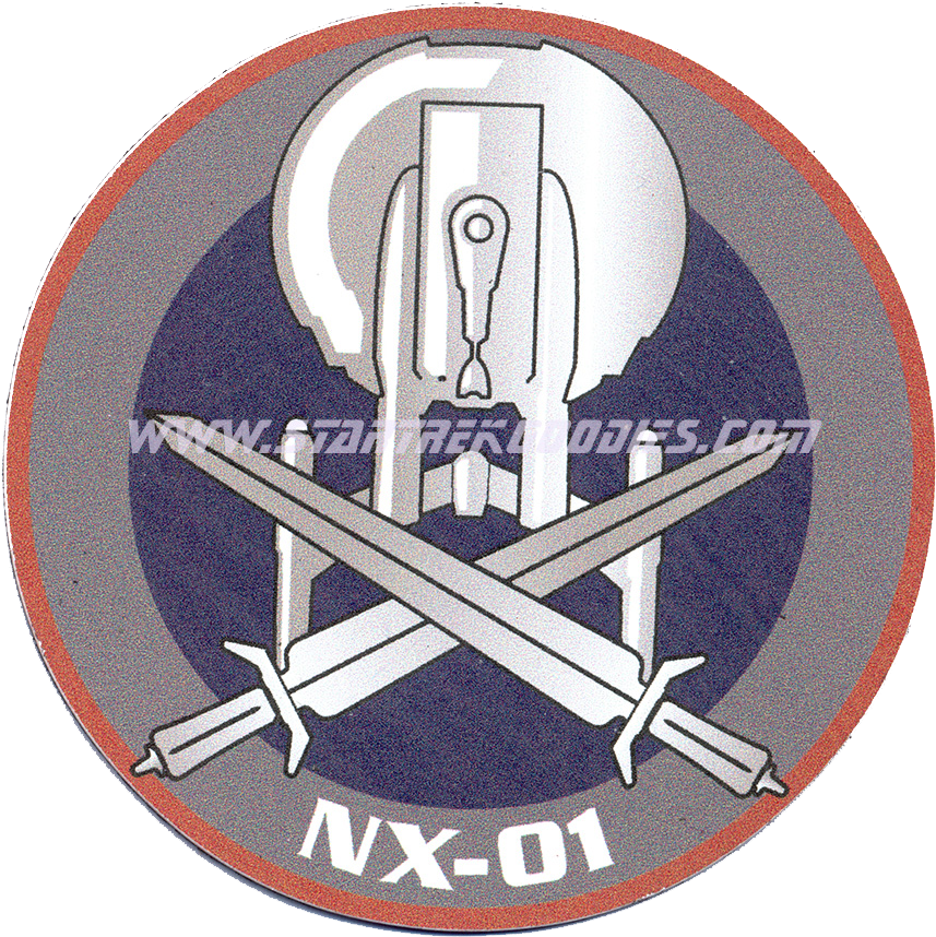 This Unique Star Trek - Star Trek Enterprise Mission Patch Round Ornament (900x909), Png Download