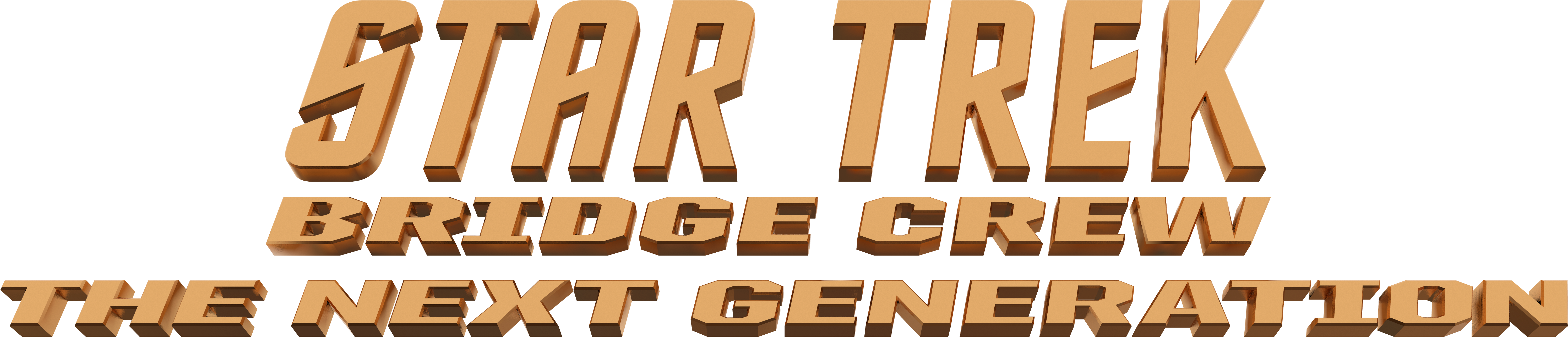 Journey In The Star Trek Universe With Star Trek - Star Trek Bridge Crew The Next Generation Logo (7800x4389), Png Download