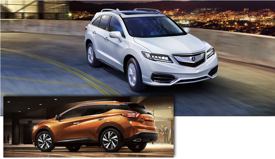 2017 Acura Rdx Vs - Acura Rdx 2018 Roof Rack (900x530), Png Download