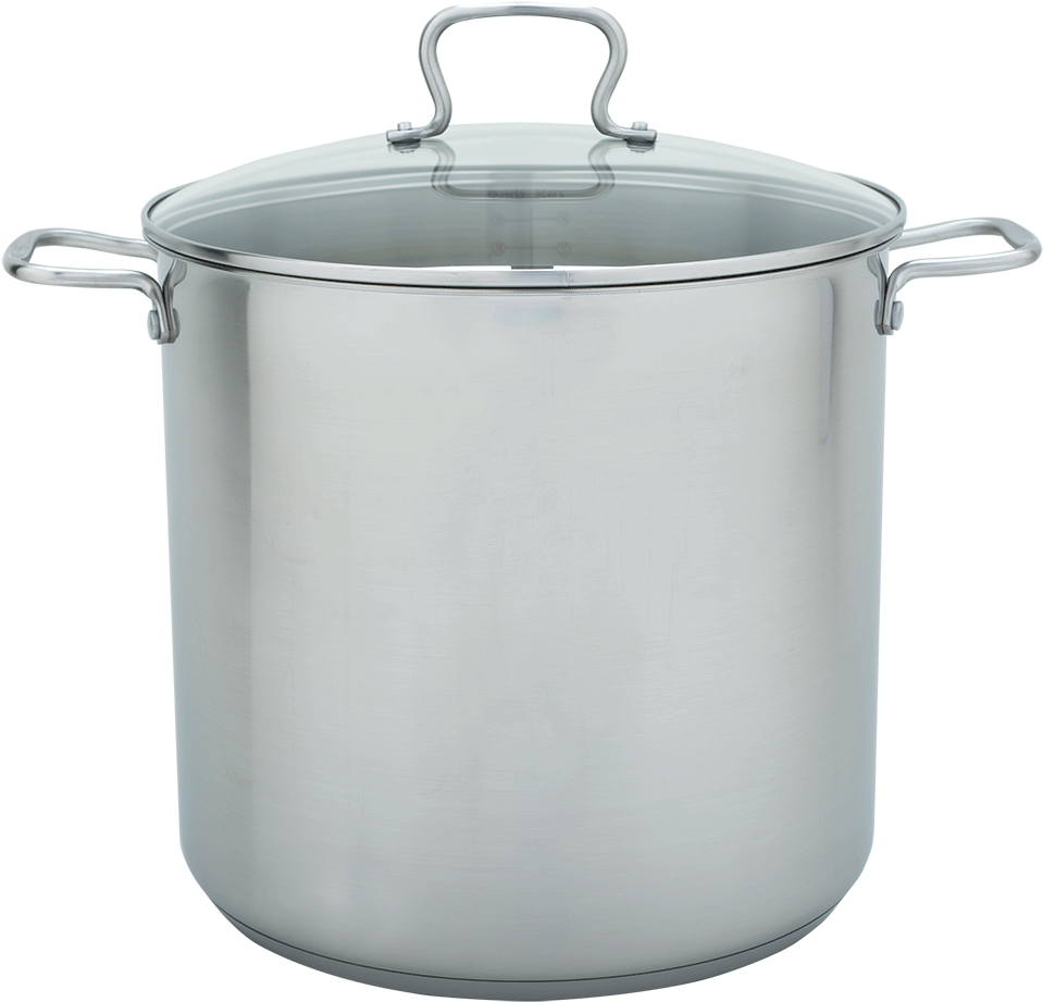 Cw7104 Specialty 20 Quart Stock Pot Range Kleen - Range Kleen 16 Quart Covered Stock Pot (1024x1024), Png Download