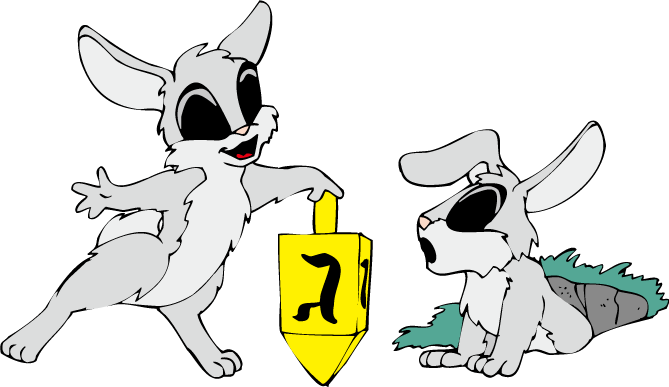 Coloring Book Hanukkah Clip Art Grey Cartoon - Hanukkah Coloring Pages For Kids (669x387), Png Download