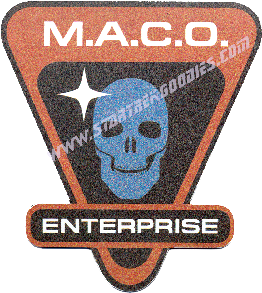 Exclusive Magnet Star Trek - Maco Logo Star Trek (900x985), Png Download