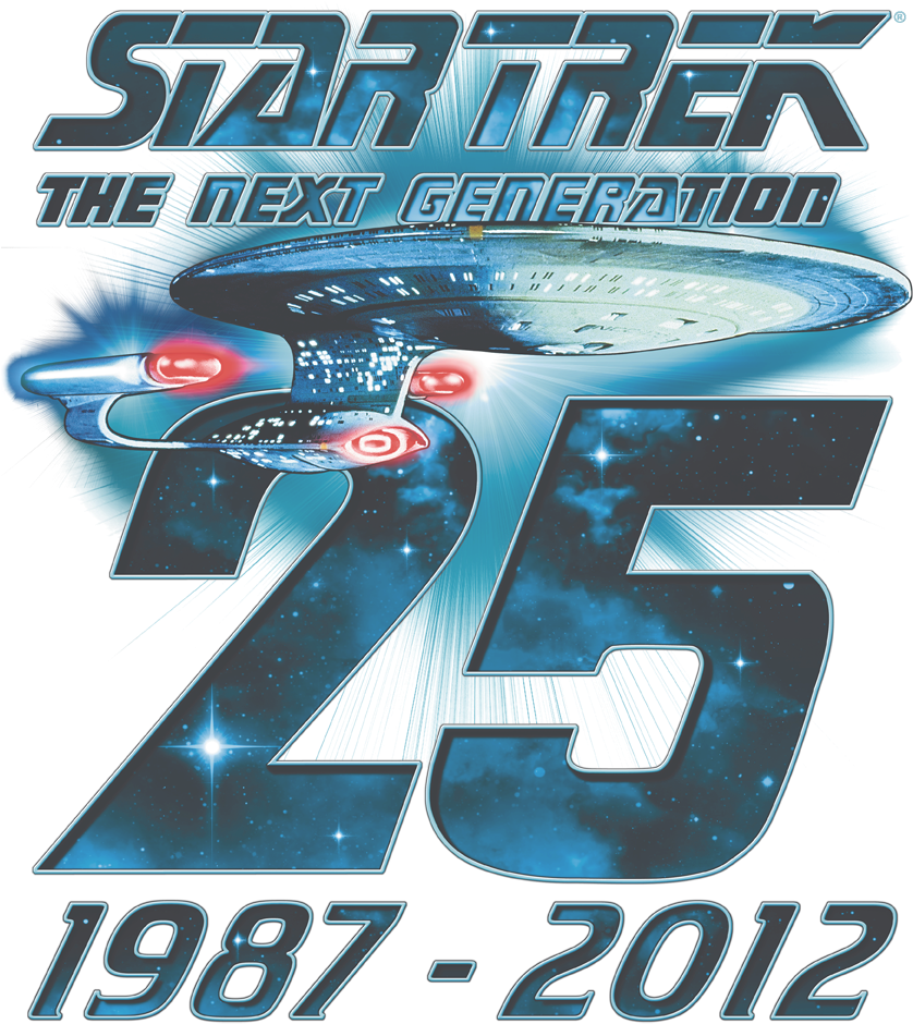 Star Trek Enterprise 25 Youth Hoodie - Star Trek The Next Generation Logo (864x1001), Png Download